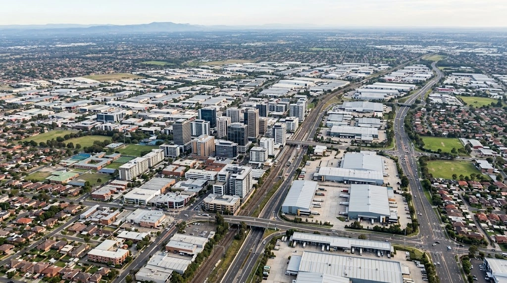 Blacktown CBD and wider Western Sydney metropolitan area representing target market