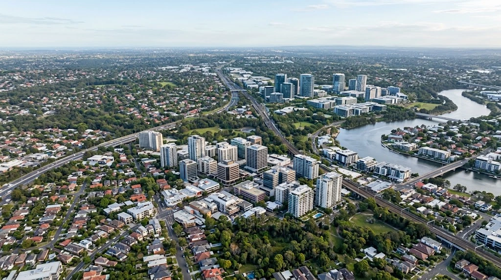 Ryde CBD and wider Northern Suburbs metropolitan area representing target market
